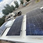 Toy hauler solar system