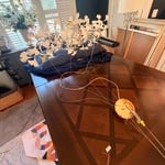 Chandelier installation
