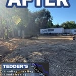 Lot clean up and grading