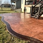 Stamped concrete