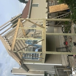 Backyard deck