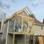Backyard deck