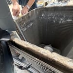 Condenser coil clean