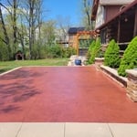 Concrete patio/sidewalk