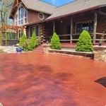 Concrete patio/sidewalk