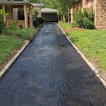 Driveway seal coating