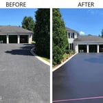 Driveway seal coating