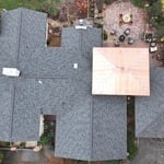 Copper and Shingle Roof
