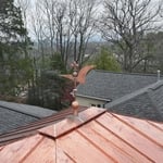 Copper and Shingle Roof