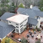 Copper and Shingle Roof