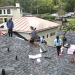 Copper and Shingle Roof