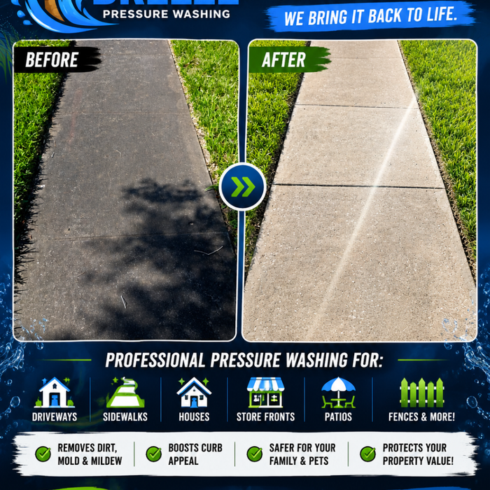 Pressure washing
