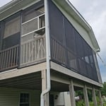 Porch rescreen