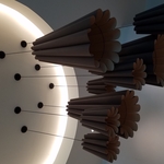 Installing set of lights,