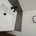 Bathroom backsplash