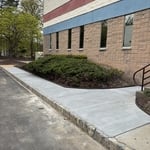 Concrete sidewalk