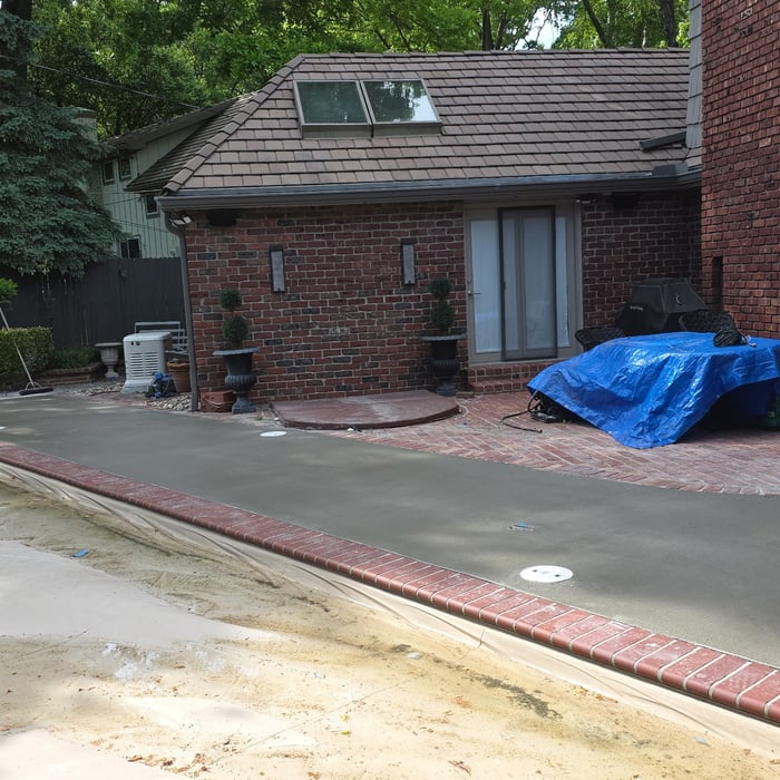 Pool deck