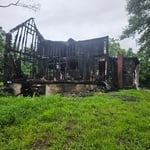 House fire demolition