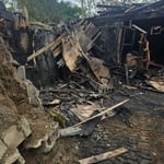House fire demolition