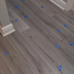 Water damaged floor