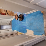Water damaged floor