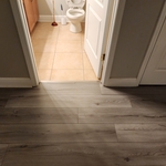 Water damaged floor