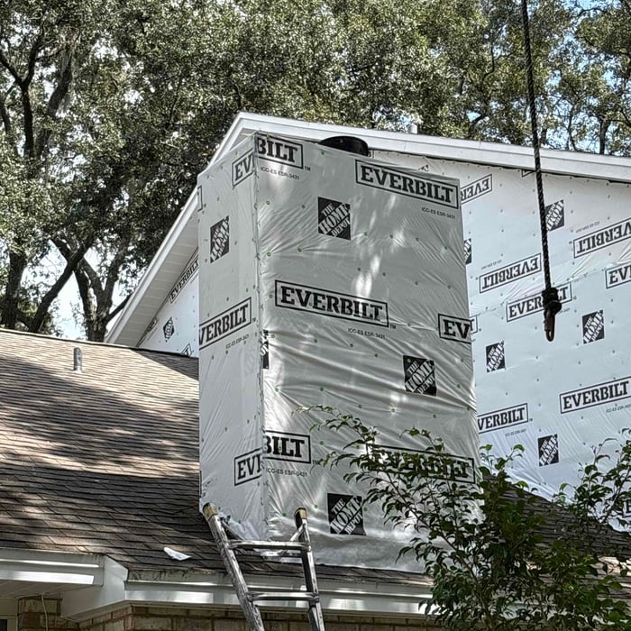 Siding job replace