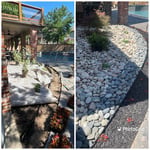 Backyard renovation.