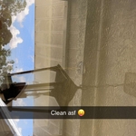 1st clients window wash