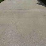 Driveway and sidewalk