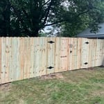 pine privacy fence