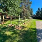 pine privacy fence