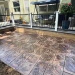 Stamped Patio
