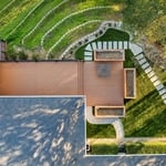 Hillside Deck with Lawn