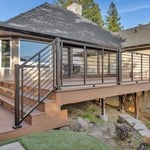 Hillside Deck with Lawn