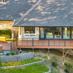 Hillside Deck with Lawn