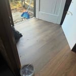 New floor in shed