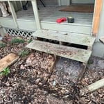 Porch Steps Rebuild