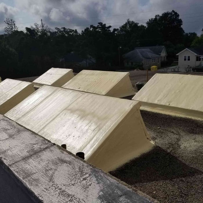 roofing restoration job