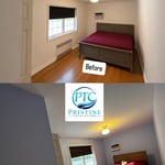 Bedroom paint and shelves