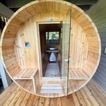 Barrel sauna