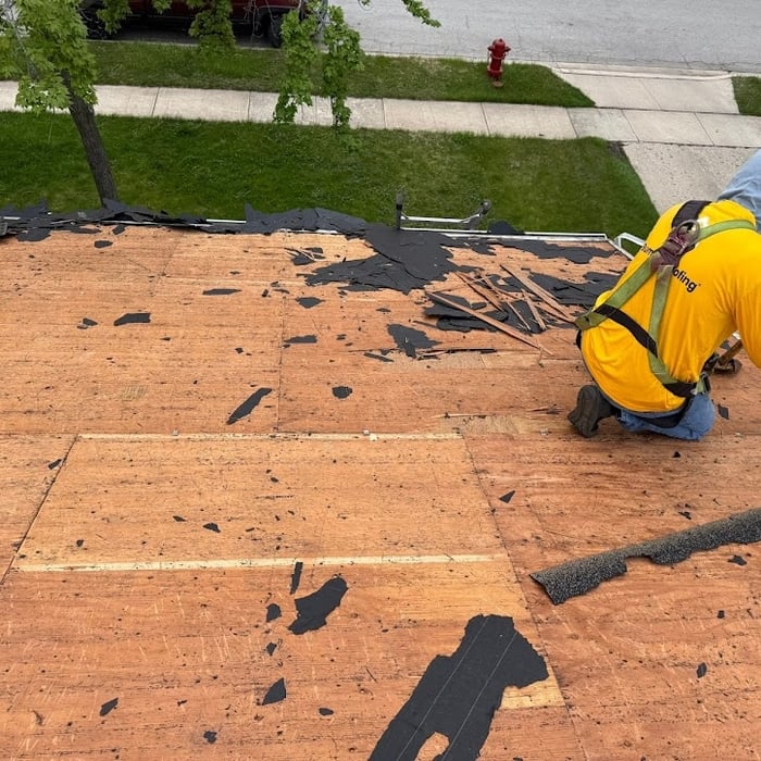 Roof tear-off