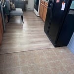 The start of the floor