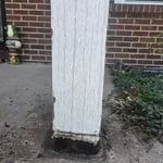 Rotted post