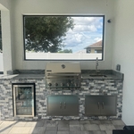 outdoor kitchen