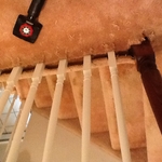 Call putting repair on hallway and spindles