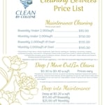 Price List