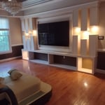 TV Wall Build