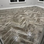 Flooring herringbone