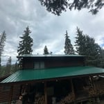 mountain log cabin